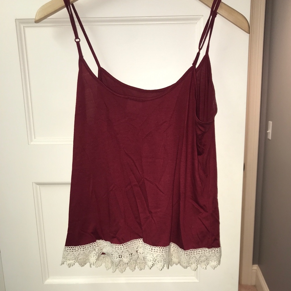 Spaghetti strap tank top